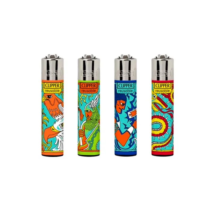 Зажигалка Clipper Gods