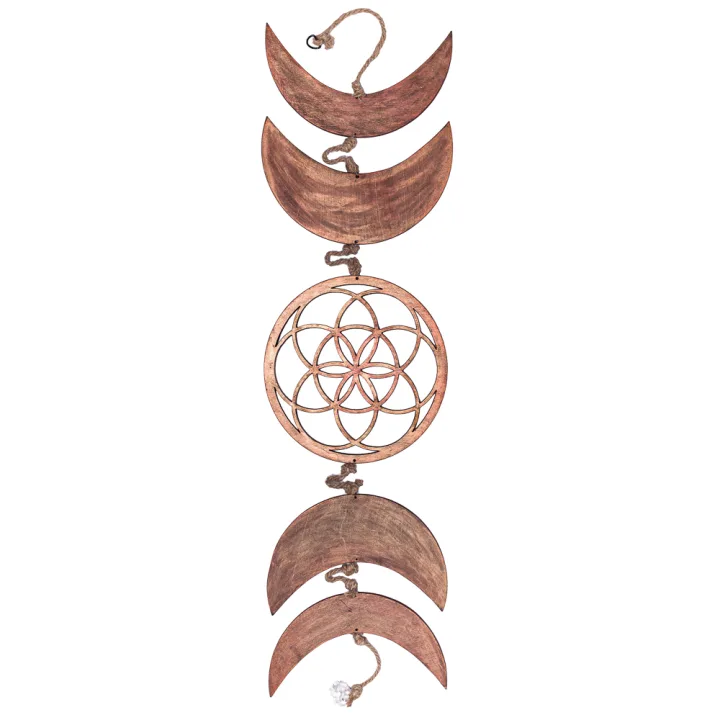 Подвес на стену "Символ жизни и Луны" (светло-коричневый)