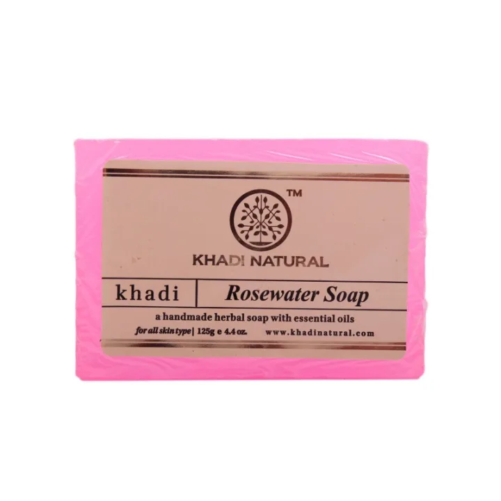 Мыло Khadi Розовая вода