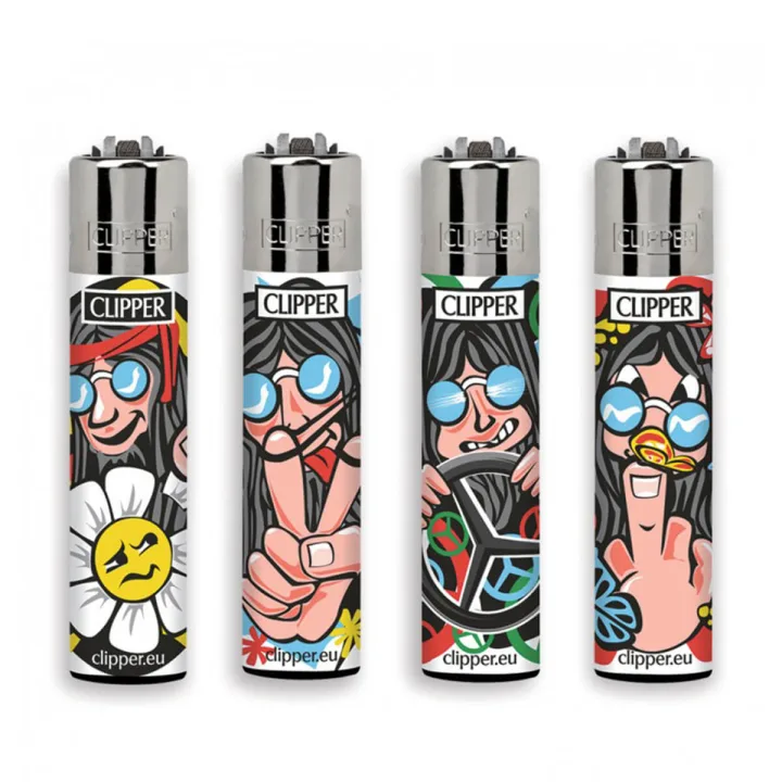 Зажигалка Clipper™ Hippie Man