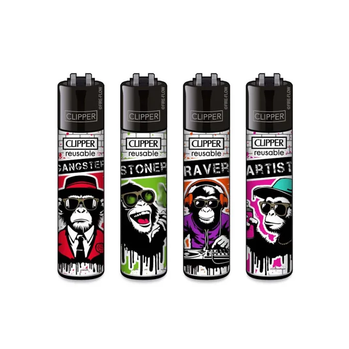 Зажигалка Clipper™ Urban Chimps