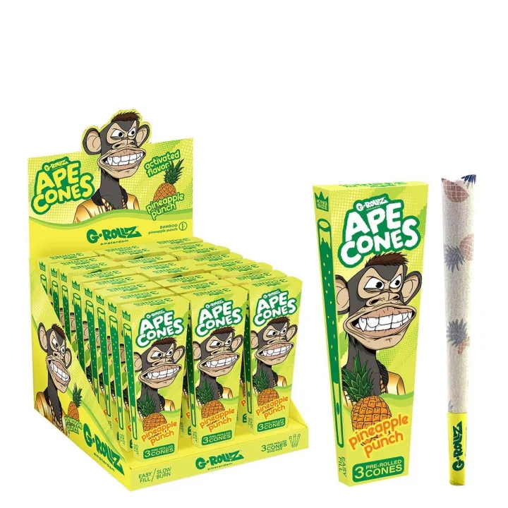 Конусы G-Rollz Ape Pineapple Punch King Size 3 шт