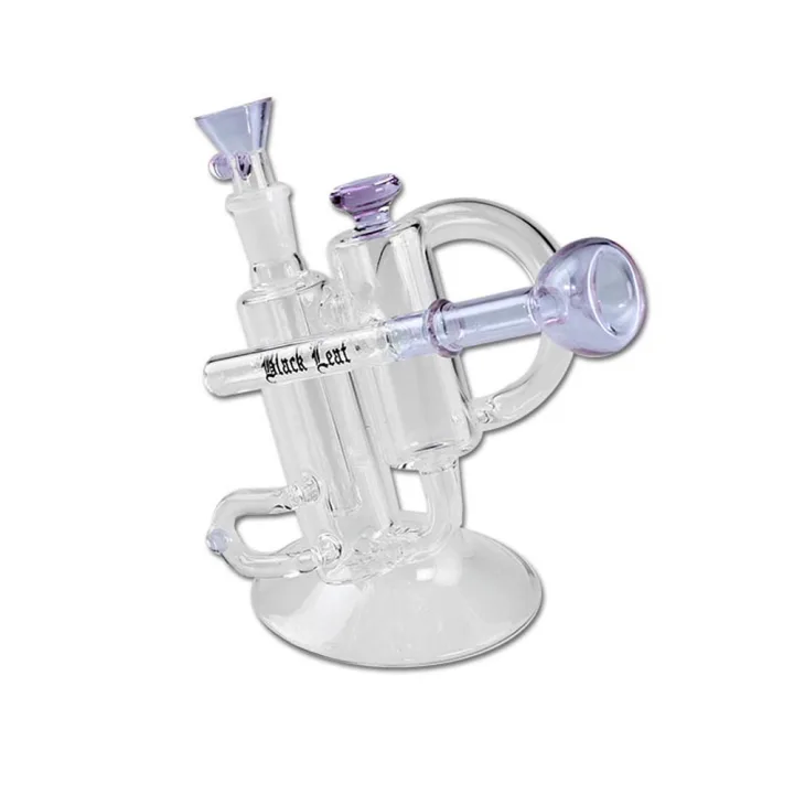 Бонг Black Leaf Trumpet Recycle lilac