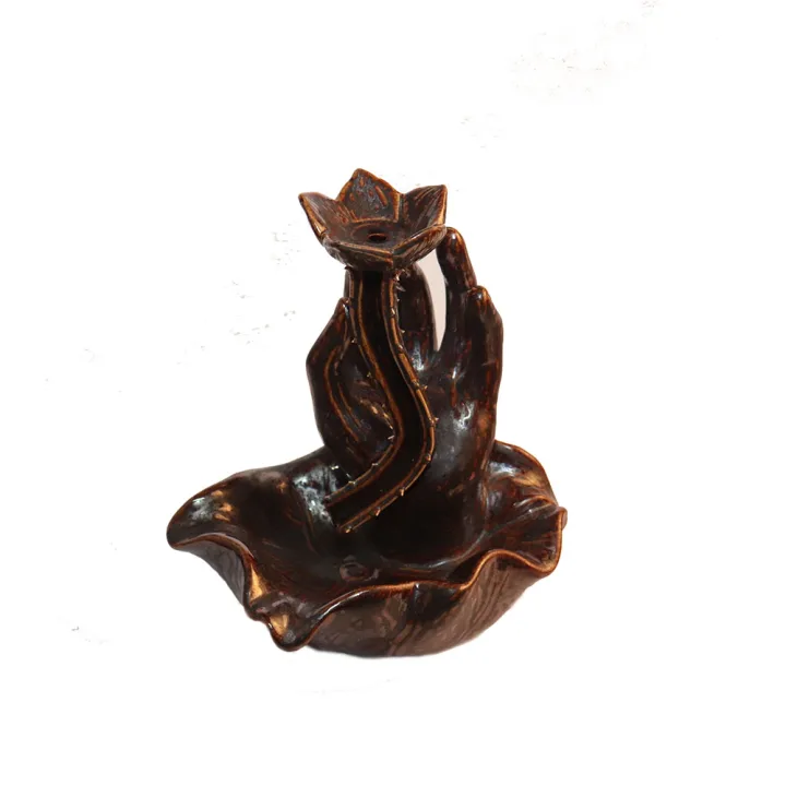 Подставка для благовоний Стелющийся дым Цветок в руке