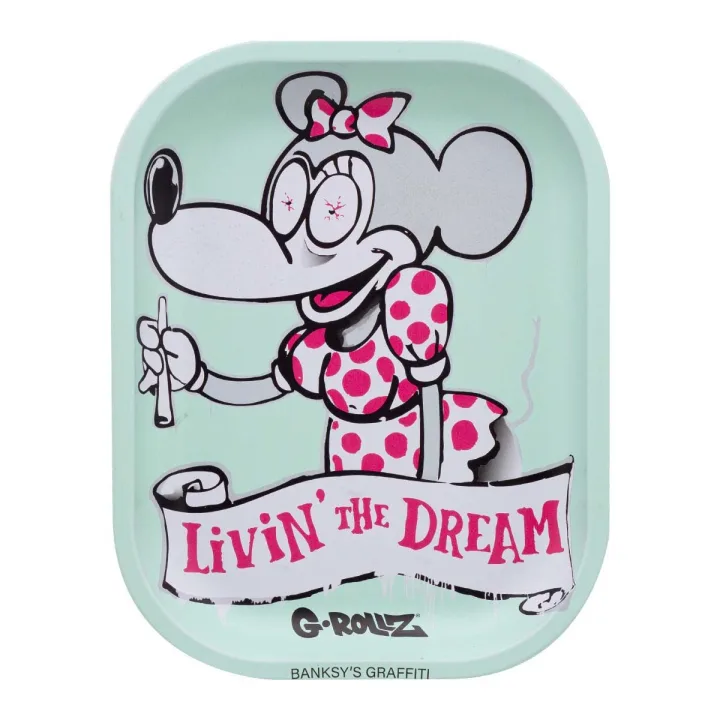 Поднос G-Rollz Banksy's Graffiti Livin' the Dream Small 14 x 18 см