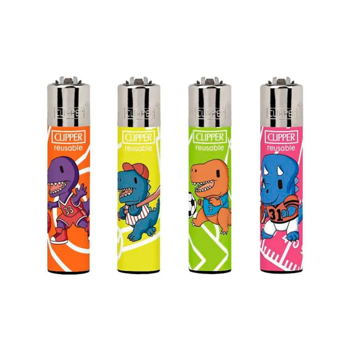 Зажигалка Clipper Dino Sports
