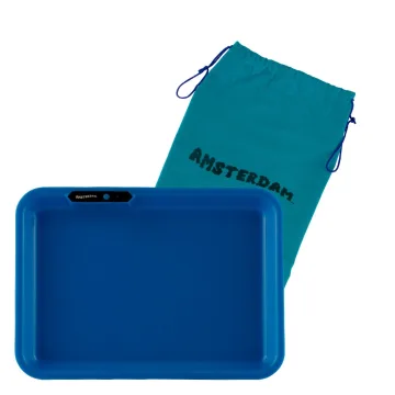 Поднос Amsterdam Acrylic LED Blue 28 x 21 см