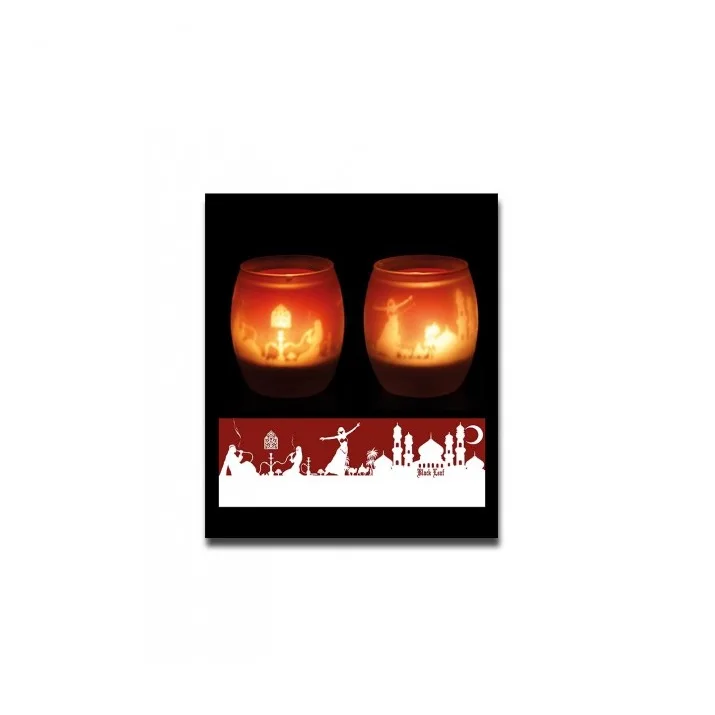 Подсвечник Black Leaf Oriental