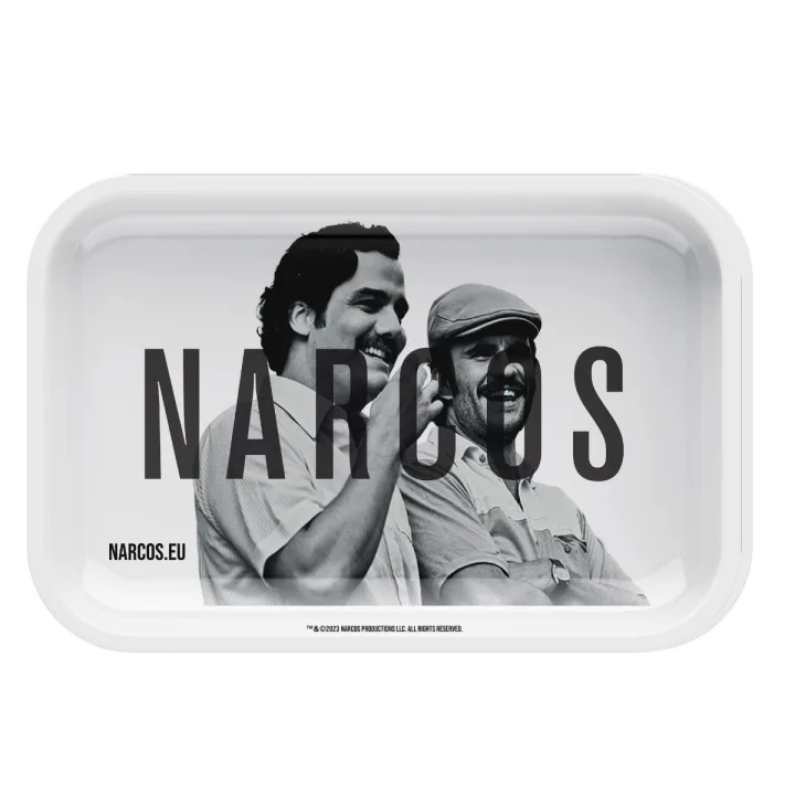 Поднос Narcos Metal White Small 18 x 14 см