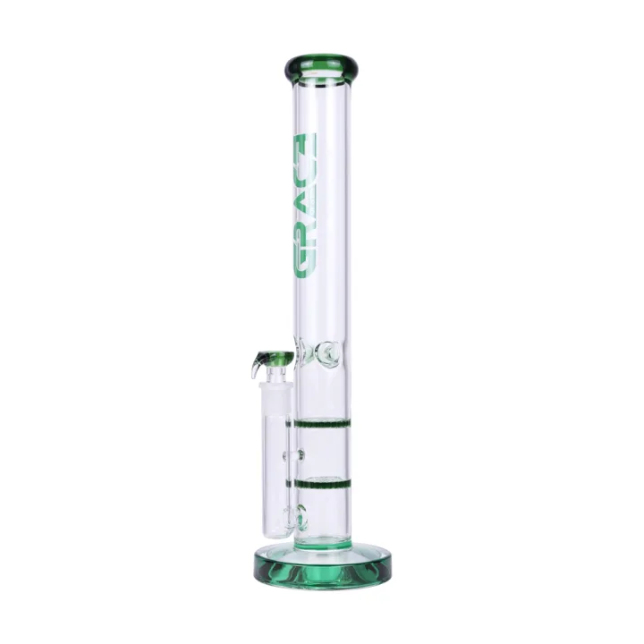 Бонг Grace Glass Straight Green Cane