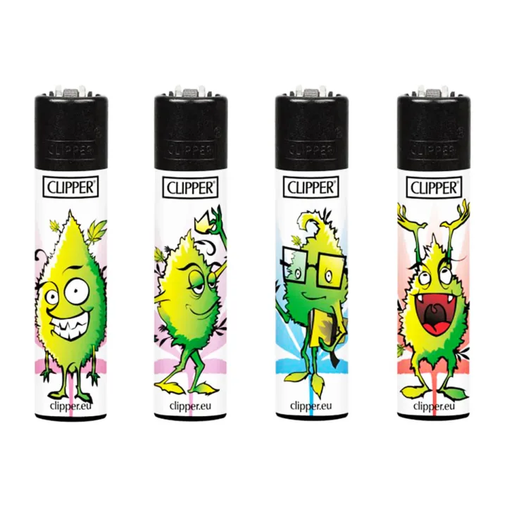 Зажигалка Clipper™ Leaves Faces