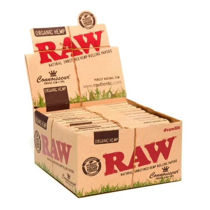 Бумажки RAW Organic K.S. Slim + фильтры
