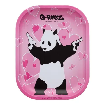 Поднос G-Rollz Banksy's Graffiti Panda Gunnin Small 14x18 см