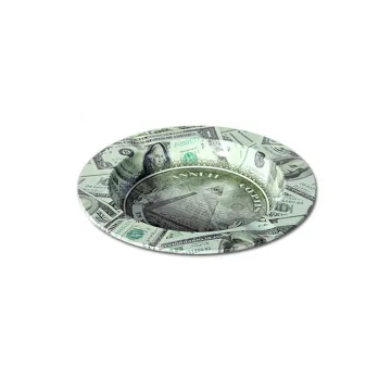 Пепельница Black Leaf Dollar
