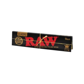 Бумажки RAW Black King-Size Slim