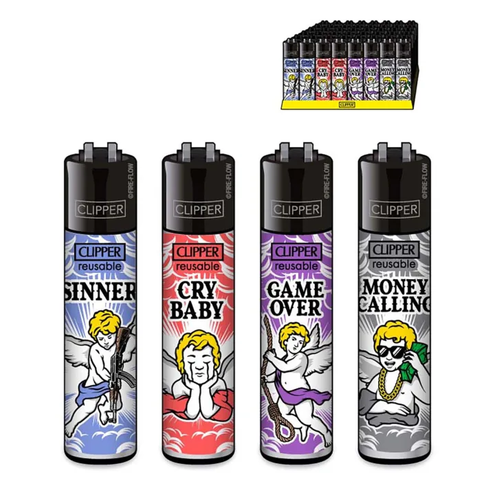 Зажигалка Clipper™ Badass Angels
