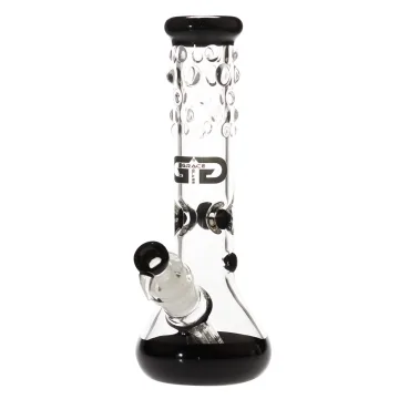 Бонг Grace Glass Bubbles Black Beaker