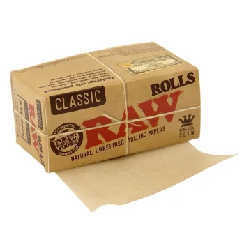 Бумага в рулоне RAW 5 метров King-Size Slim