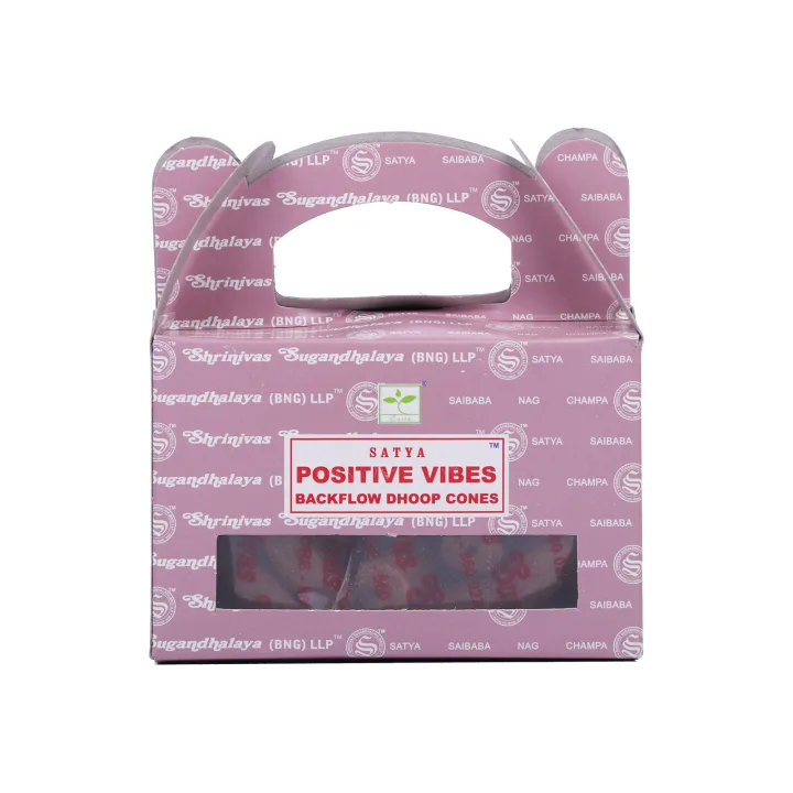 Благовония Satya Positive Vibes Back Flow пули 100 гр