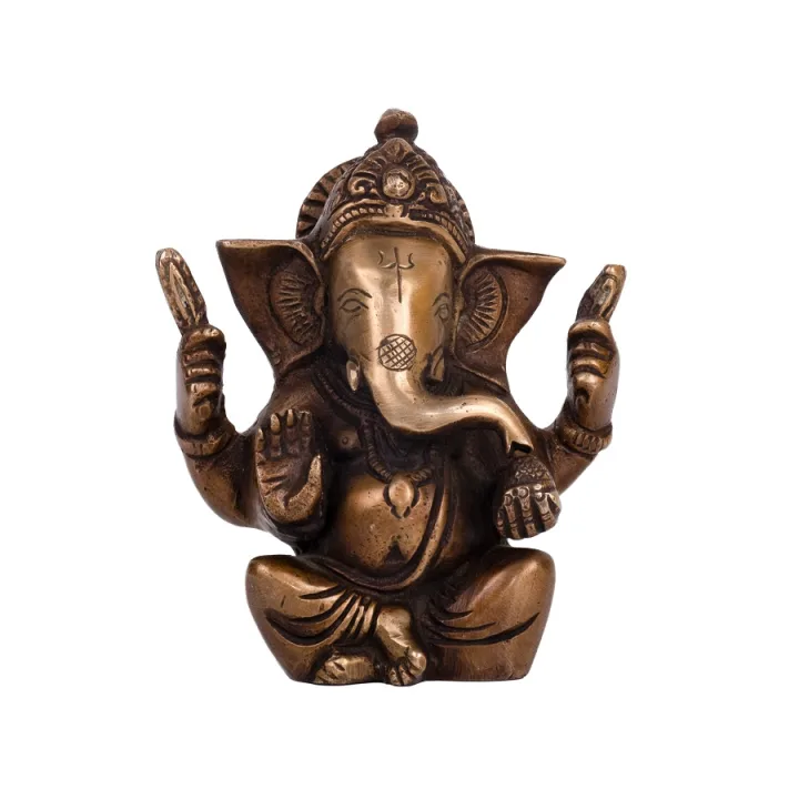 Статуэтка Ганеш Бронза Орнамент