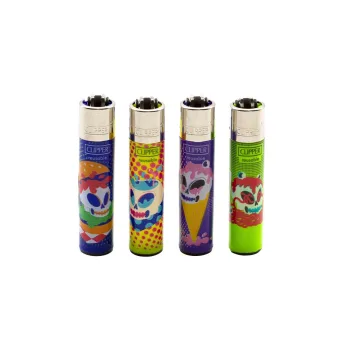 Зажигалка Clipper™ Food Skulls
