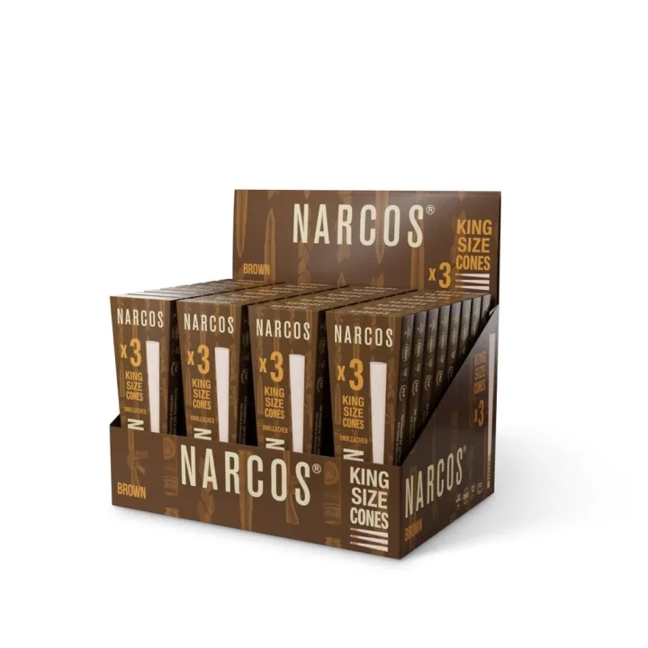 Конусы Narcos King Size Brown Edition 3 шт