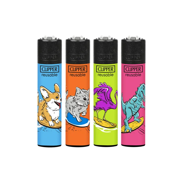 Зажигалка Clipper Surf Animals