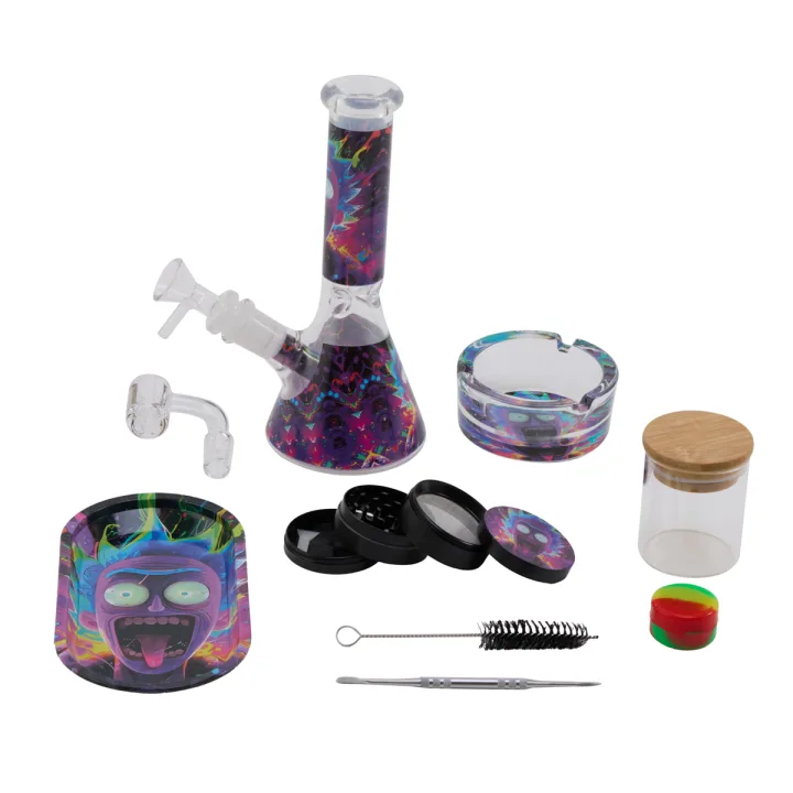 Бонг Rick and Morty Oil в кейсе