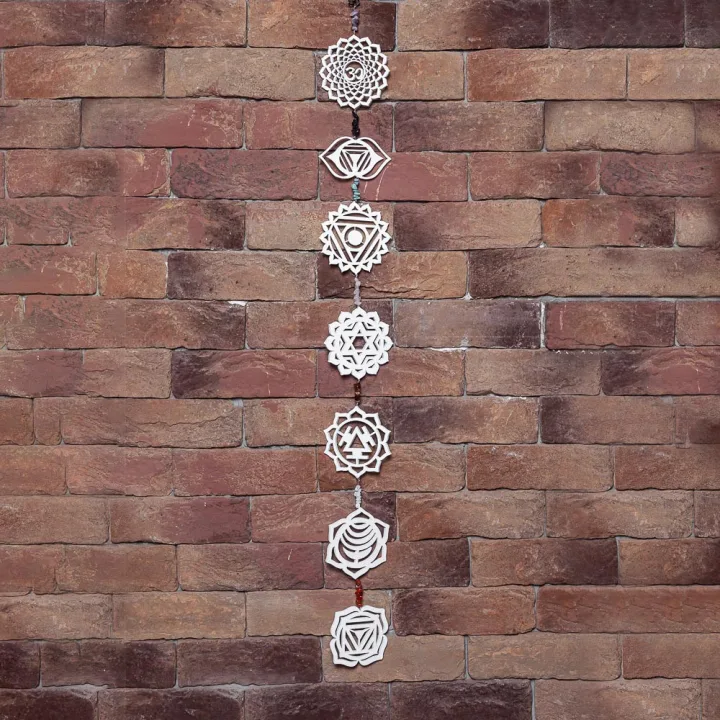 Чакры - подвес на стену (белый)