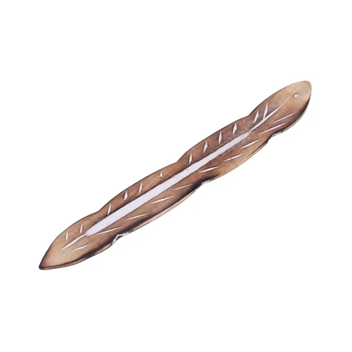 Подставка для благовоний Лист деревянная