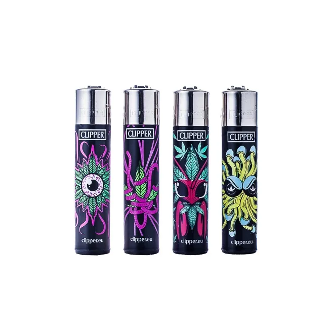 Зажигалка Clipper Monster Weed