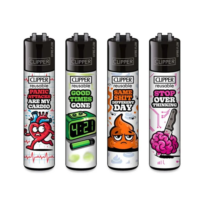 Зажигалка Clipper™ Mix Slogan #9