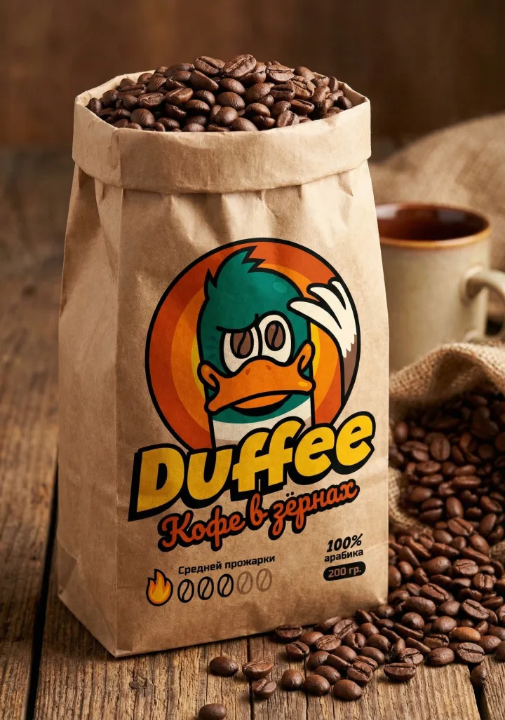 Кофе в зёрнах 200гр