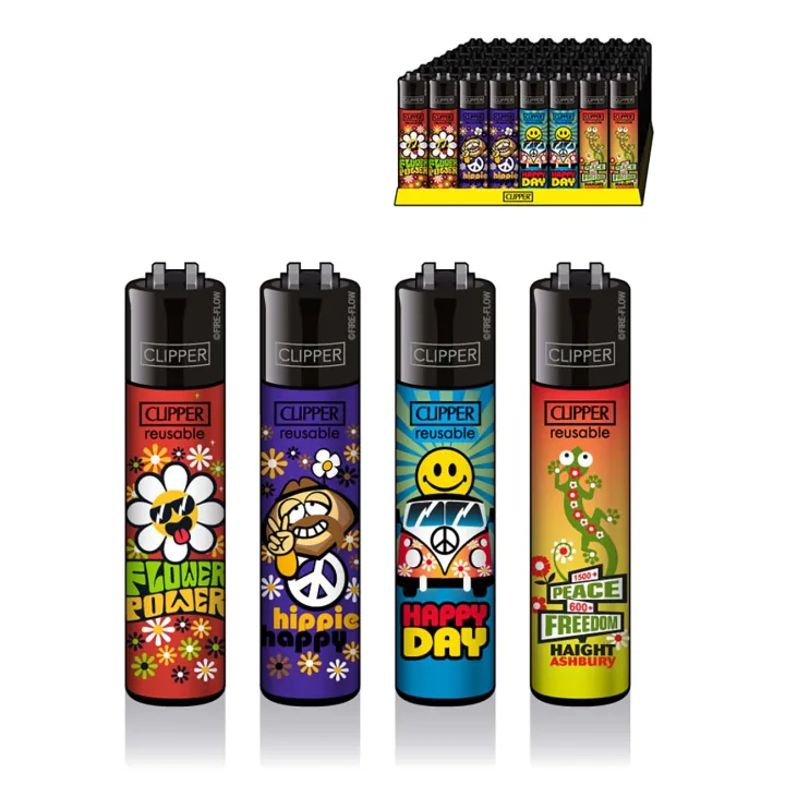 Зажигалка Clipper™ Hippie #15