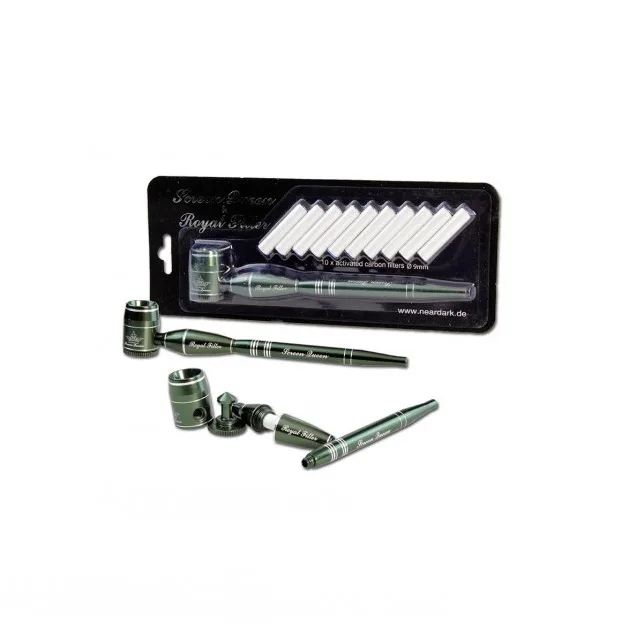 Трубка Black Leaf Screen Queen Green + Royal фильтры