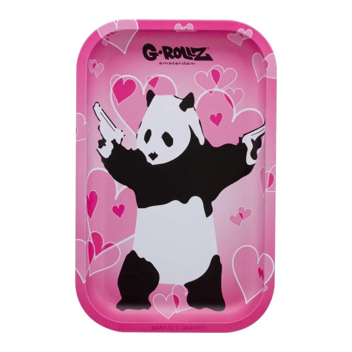 Поднос G-Rollz Banksy's Graffiti Panda Gunnin Medium 17.5 x 27.5 см