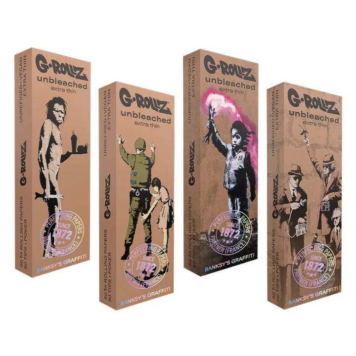 Бумажки G-Rollz Banksy's Graffiti Extra Thin 1¼