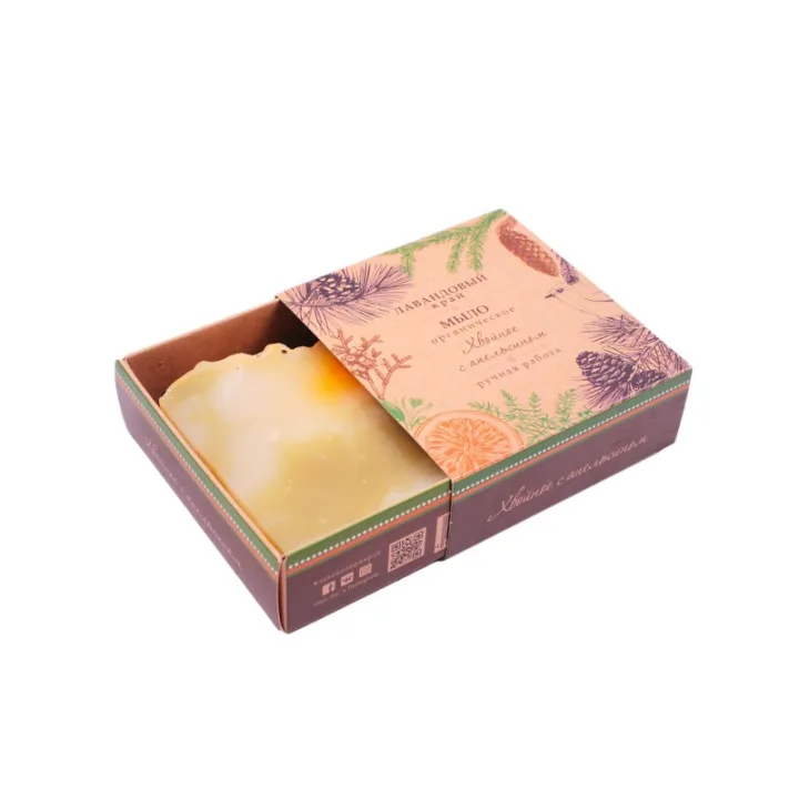 Мыло органическое Хвойное с апельсином 