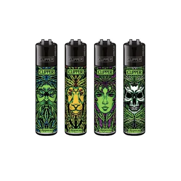 Зажигалка Clipper™ Leaf Faces