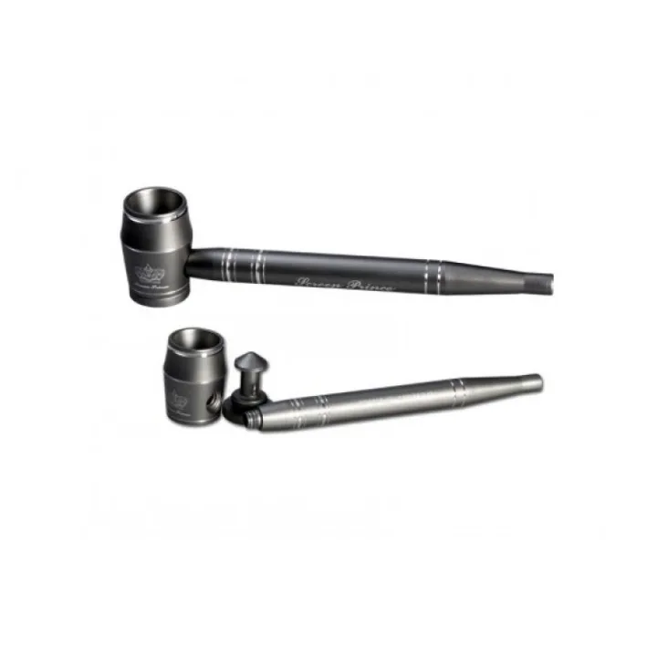 Трубка Black Leaf Screen Prince Silver