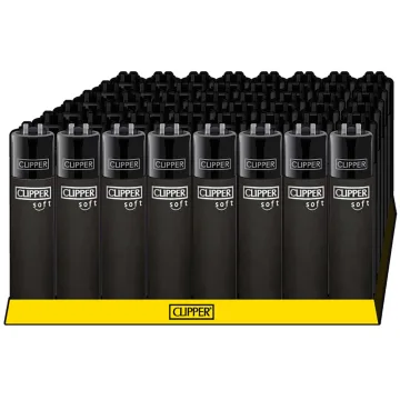 Зажигалка Clipper™ Soft Touch All Black