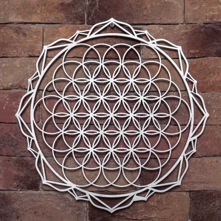 Картина "Цветок жизни" сквозная (40х40 см)